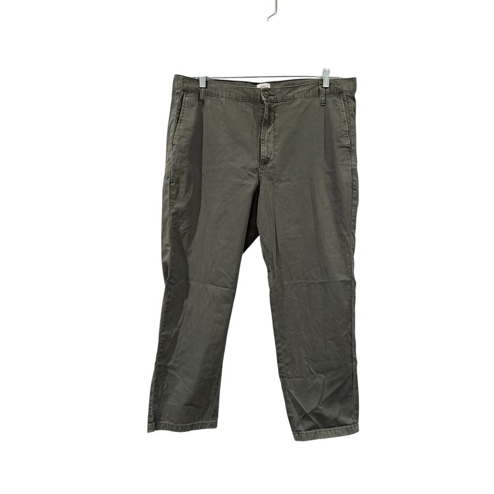 J. Crew Slouchy Boyfriend Chino Army Green Size 33